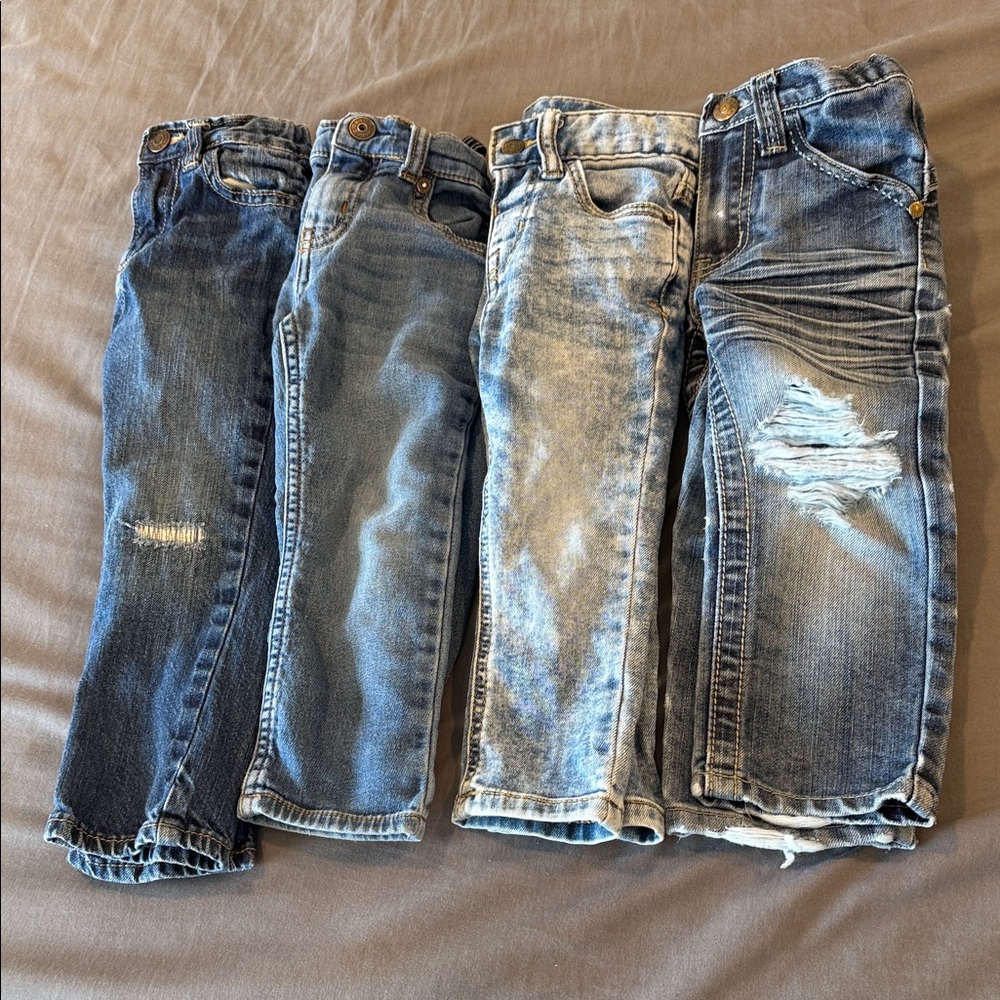 Boys 2t jeans brand name pants blue denim